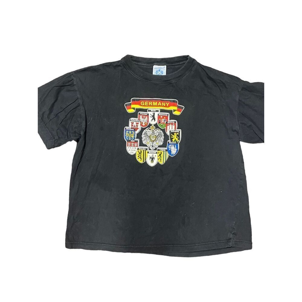 Black Germany t shirt vintage medium